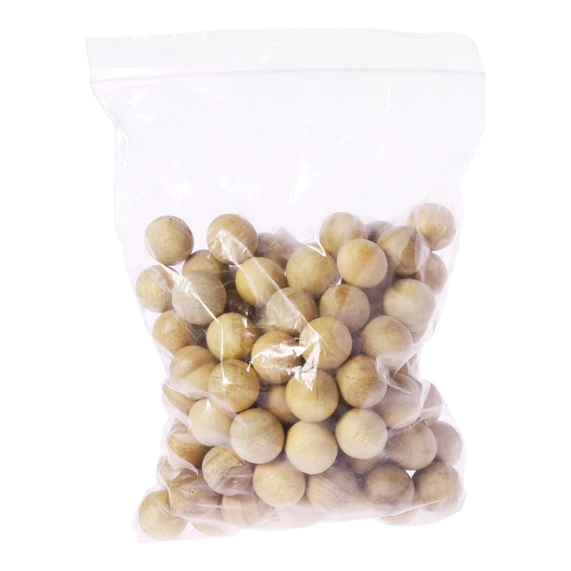 

100Pcs Natural Cedar Wood Moth Balls Camphor Repellent Wardrobe Clothes Drawer Au08 19 Dropship
