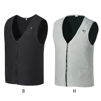 

Unisex Heating Fashion Casual Sleeveless Vest Smart Men And Women Usb Electric Warm Vest New Vcqy