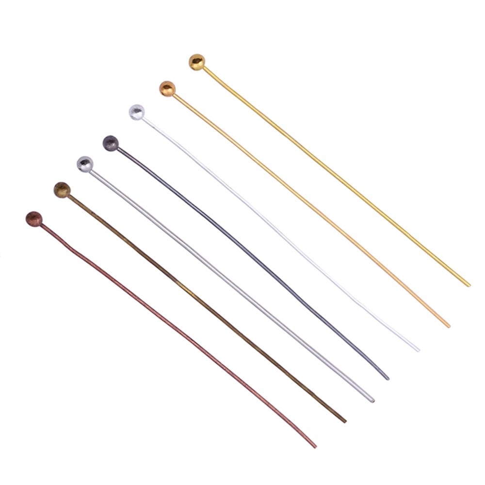 Head Pins Jewelry Making  Pins Jewelry Findings Components - Jewelry  Findings & Components - Aliexpress