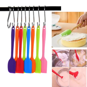 

Heat Resistant Flexible Silicone Spatulas Cake Spatula multi-purpose Scraping Baking Scraper Cooking Tool Kitchen Accessories#25