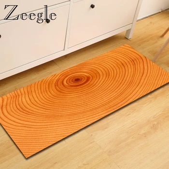 

Zeegle Wood Pattern Area Rug for Living Room Anti-slip Bedroom Carpets Bedside Mats Sofa Table Floor Mats Washable Kitchen Mats