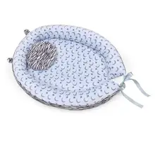 Разборное детское гнездо для кровати или малыша Размер гнездо, мята и совы, переносная люлька, Co спальное место для новорожденных и малышей