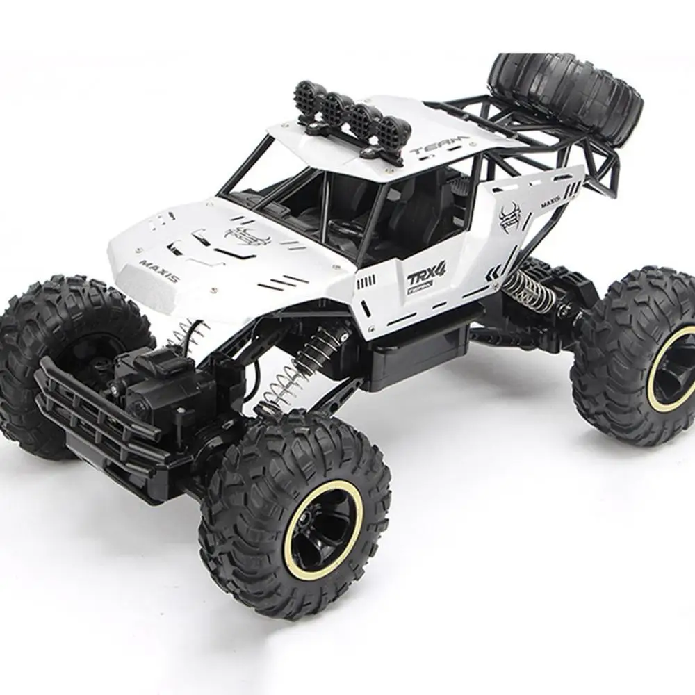 4WD пульт дистанционного управления высокоскоростная машина 2,4 ГГц электрические радиоуправляемые игрушки монстр грузовик багги внедорожные игрушки детские подарки - Цвет: 37cm Silver