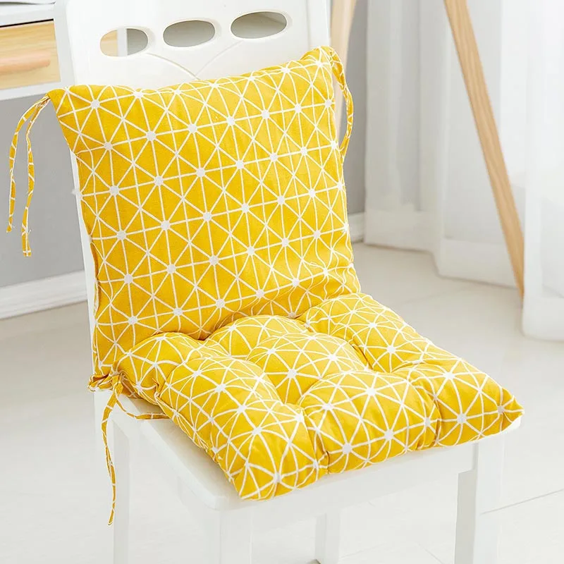 Chair Cushion Folding Printed Thicken Back Sofa Seat Cushions for Office Chair Lounger Pads Chair Cover Home Garden Accessories 