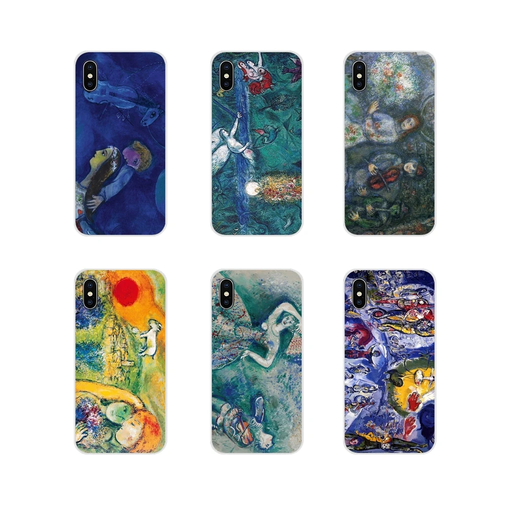 

Accessories Phone Shell Covers Marc Chagall painting For Apple iPhone X XR XS 11Pro MAX 4S 5S 5C SE 6S 7 8 Plus ipod touch 5 6