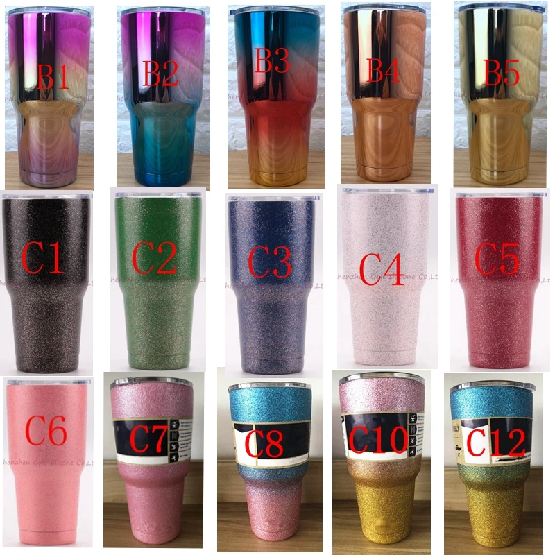 30oz mixed color 04 20 шт./партия 10 унций/12 унций/20 унций/30 унций/18 унций/36 унций/64 кружка унция, бутылка, чашка, солома, крышка и ручка - Цвет: 30oz mixed color 04