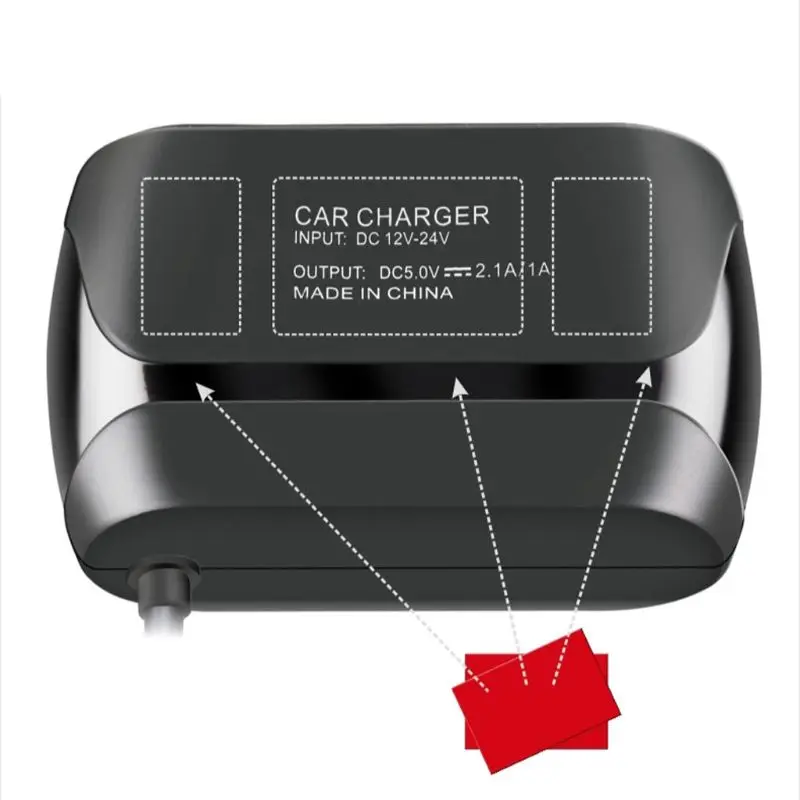 DC 12-24V розетка для автомобильного прикуривателя сплиттер адаптер двойной USB зарядное устройство для мобильного телефона планшета gps DVR