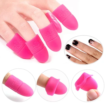 

20Pcs/Lot Silicon Nail Wraps For Removing Gel Varnish Gel Nail Polish Remover Nail Wipes Nail Clips Gel Remover Caps
