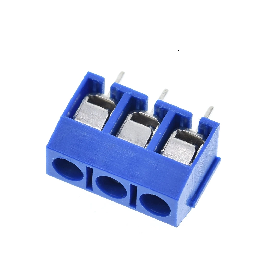 TZT10PCS 3 штифта Клеммная колодка Разъем 5 мм шаг 5,08-301-3 P 301-3P 3pin