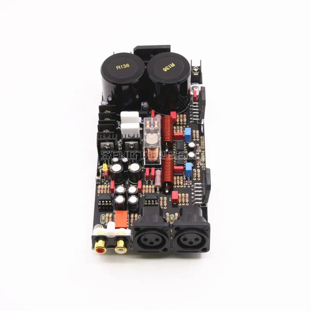 HIFI LM3886 Dual Channel 2.0 Power Amplifier Audio Board Single-ended Balanced XLR Input Amp
