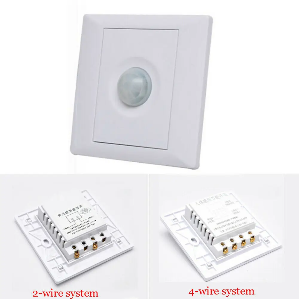 Wireless Motion Sensor Light Switch 110v240v Recessed Wall Motion