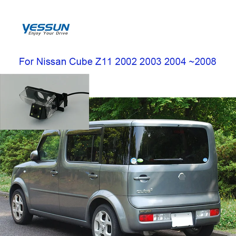 Автомобильная камера заднего вида Yessun для Nissan Cube Z11 2002 2003 2004 ~ 2008 HD с ночным