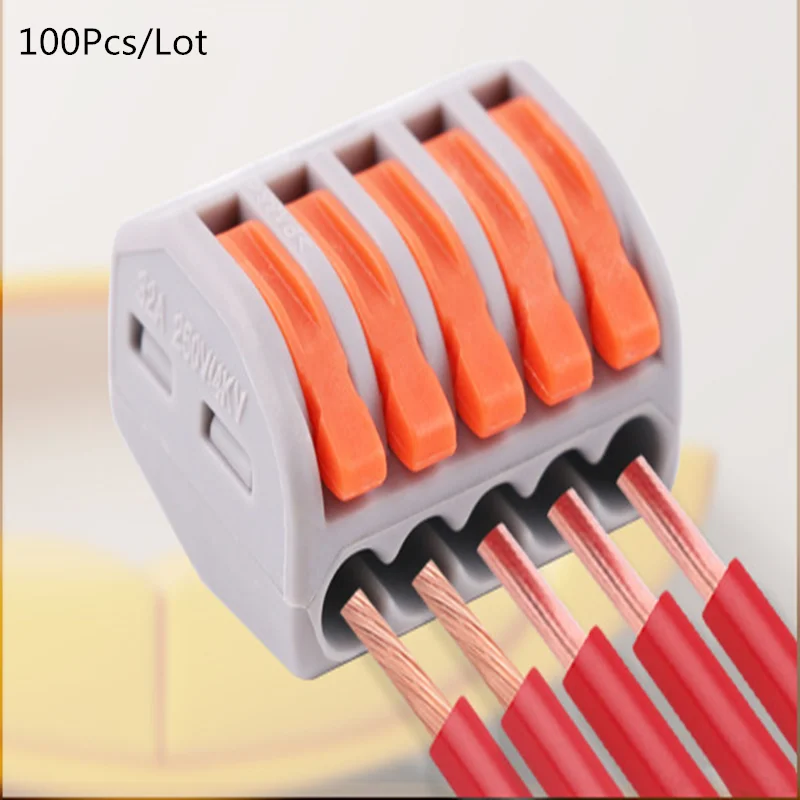 100 шт./лот PCT-212A 213A 214A 215A 218A Универсальный Компактный проводной разъем проводник