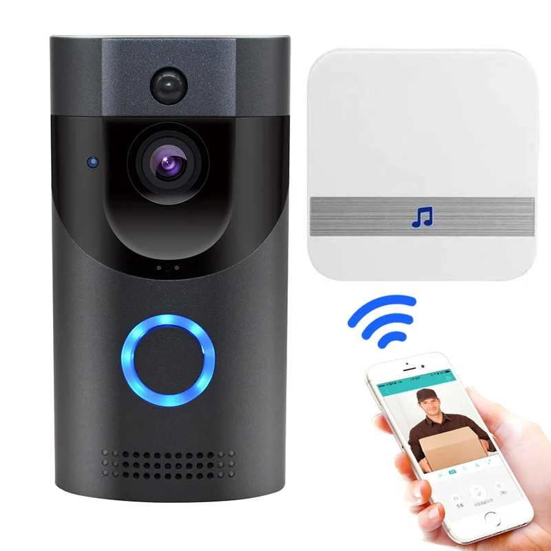 

Smart Visual Doorbell Peephole Viewer IR Wifi Infrared Night Vision Security Door Eye OUJ99