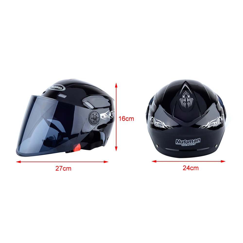 Шлем мотоциклетный шлем полуоткрытый шлем Летний шлем солнцезащитные линзы с защитой от ультрафиолетовых лучей емкость для мотоцикла