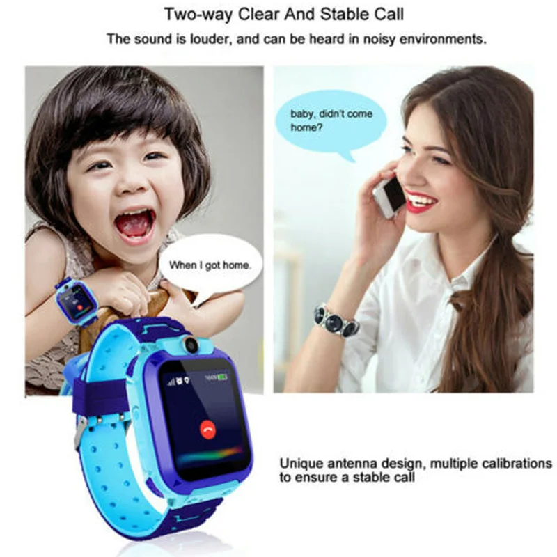  Smart Uhr GPS GSM Locator TouchScreen Tracking SOS Wasserdichte Armband für Kinder GDeals