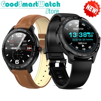 

L9 ECG Smart Watch Men Full Round Multi-Touchable Smartwatch IP68 Sport Watches for Men Bluetooth Reminder Music android PK A1