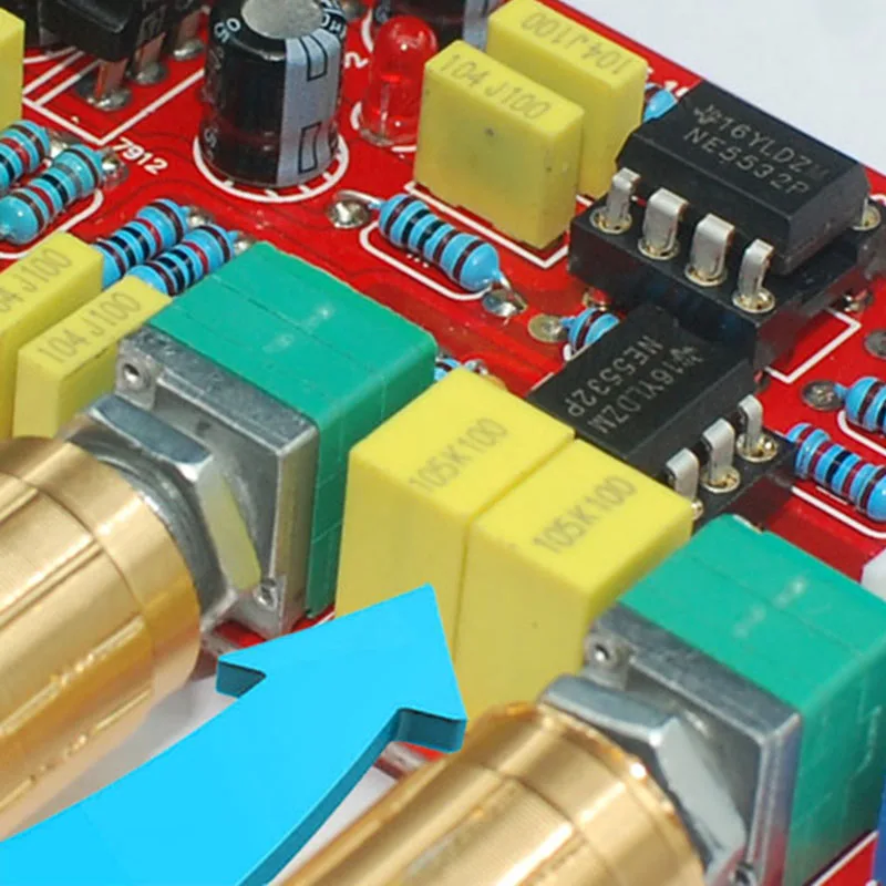 Ne5532 Op-Amp Hifi усилитель предусилитель громкости тон эквалайзер плата управления Diy Kit