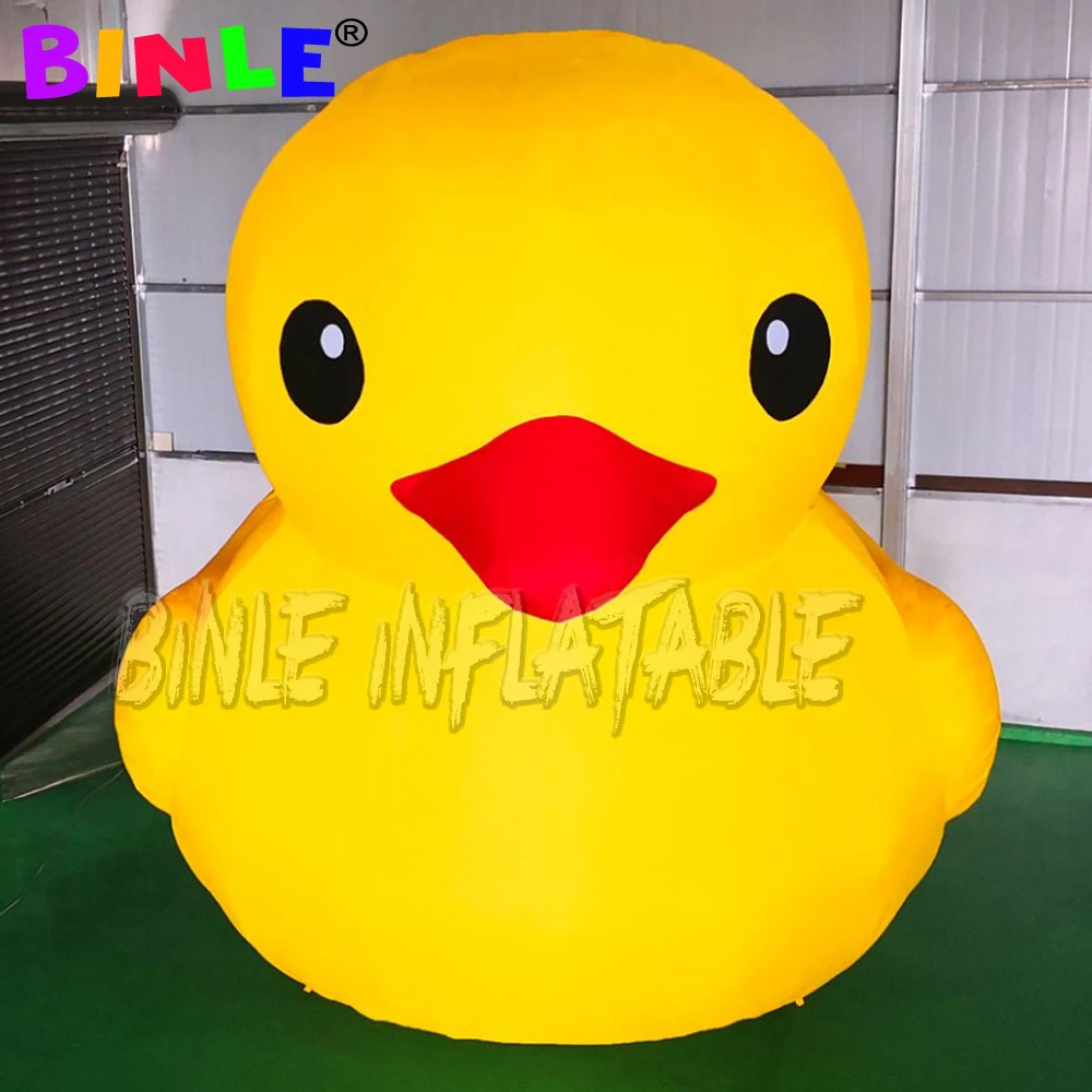 

Outdoor water animal advertising inflatable yellow duck rubber duck balloon for store opening commercial