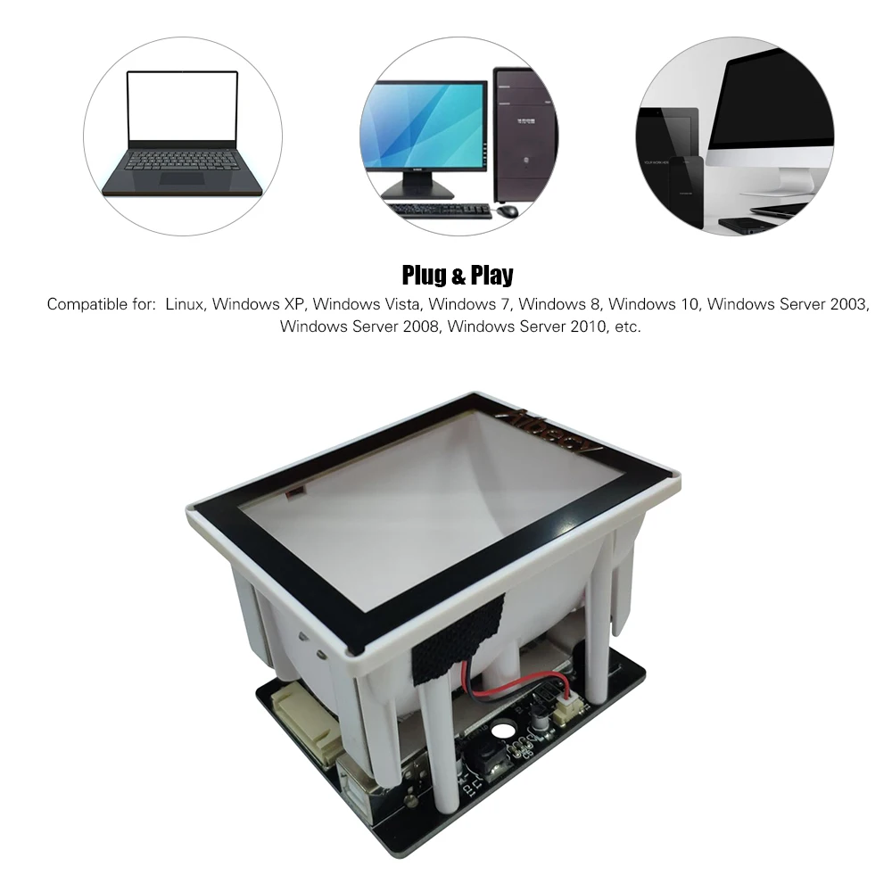 Встроенный модуль сканера Aibecy 2D/QR/1D сканер штрих кода двигателя 960*680 COMS с USB