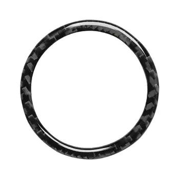 

Horn Ring For E70/71 Carbon Fiber Carbon Fiber Weave Pattern Surface Glue Treatment Self-Adhesive Solid Color 6 Pcs