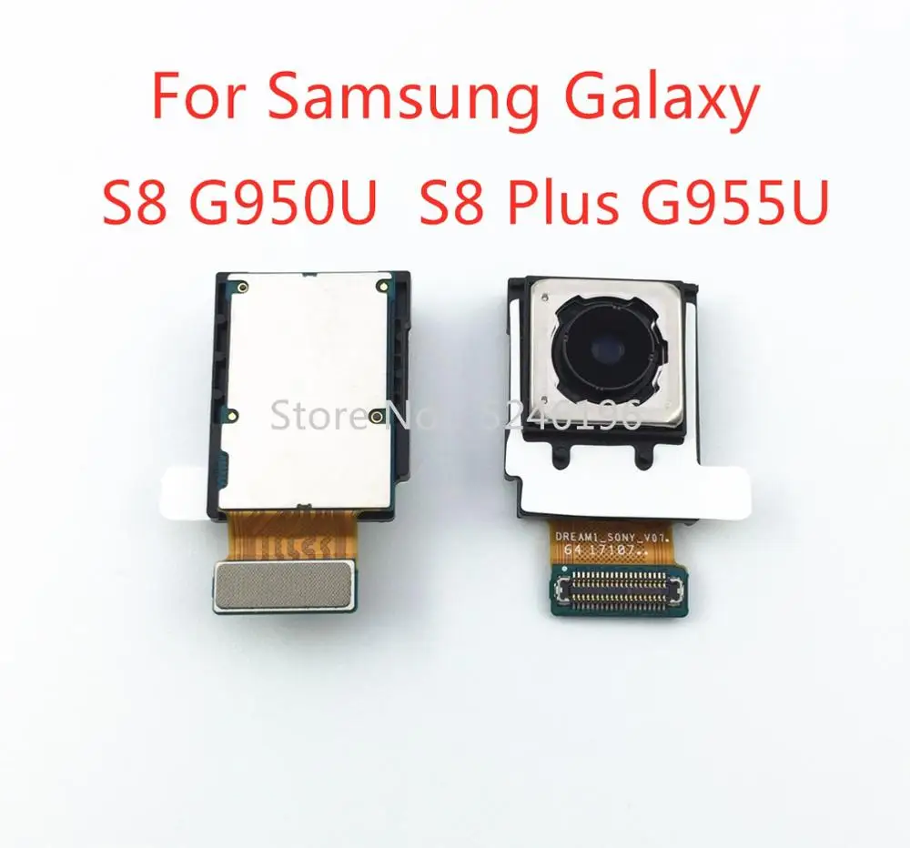 Módulo de cámara principal grande, piezas de repuesto de Cable flexible para Samsung Galaxy S8 G950U S8 Plus G955U