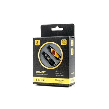 

Swat sie-235 межблочный cable 2rca-2rca, 3.5 meters twisted pair cable, copper