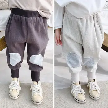 

2020 Korea style girls boys harem pants spring cotton fashion kids pants 1-6t HJ768
