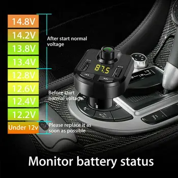 

Portable Car Audio FM transmitter Accessories Bluetooth MP3 Player USB Charger