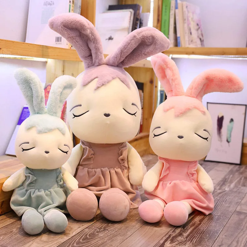 

Cute Dreamy Rabbit Doll Plush Toys Wear Skirt Rabbit Doll Valentine's Day Girl'S Children Birthday Gift