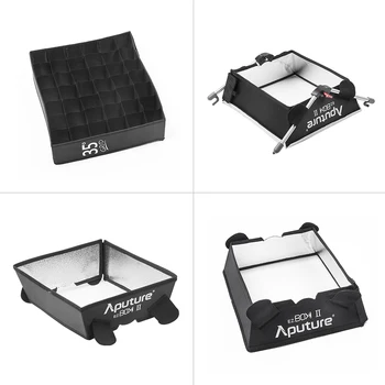 

Aputure EZ Box+ II Portable Studio Photography Softbox Kit with Diffuser Cloth Fabric Grid for Amaran LED Light Panels