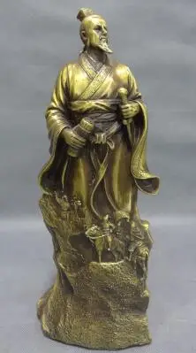 Китайская Бронзовая статуя лошади SunZi Sun Tzu народное искусство война военные