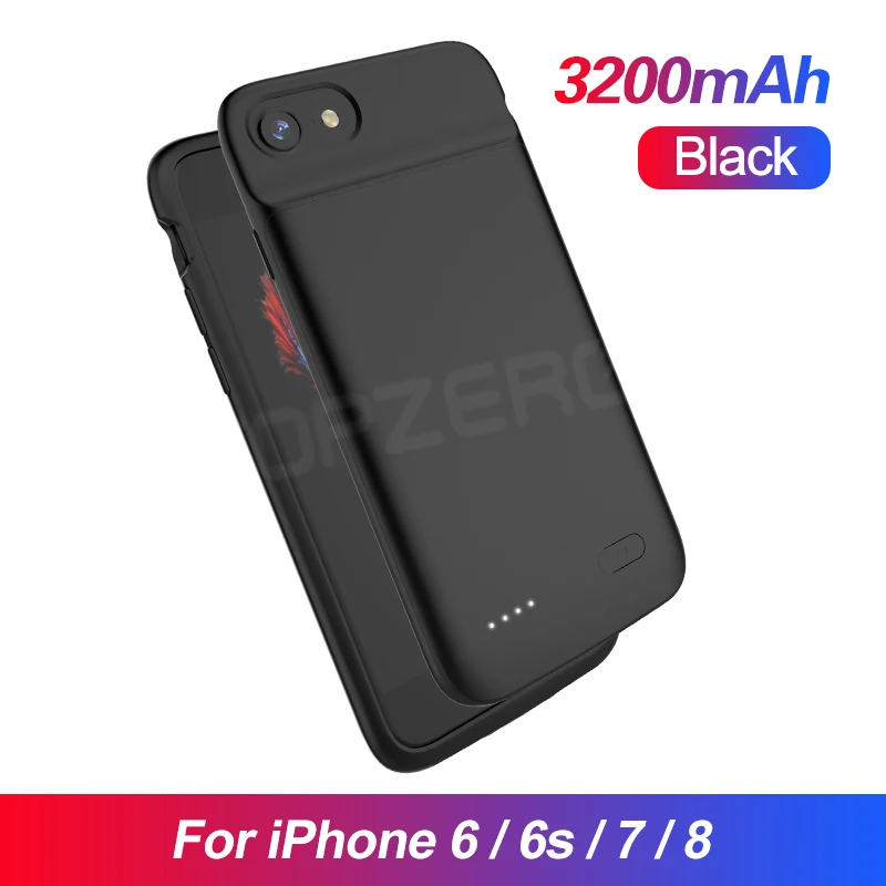For 6 7 8 Зарядное устройство чехол для iPhone 5 5S SE 6 6S 7 8 Plus X XS XR XS MAX 11 Pro MAX Универсальное портативное зарядное устройство чехол - Цвет: For 6 7 8
