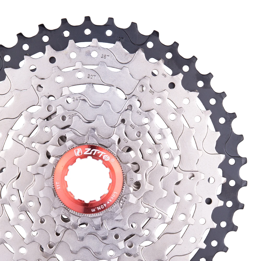 ZTTO Bicycle 8 Speed 11-42T Cassette Steel 8s MTB 8v Freewheel Bicycle Parts For M410 M360 M310 Upgrade kit bicycle cassette,bicycle sprocket gear,bicycle parts,bike sprocket,bike freewheel