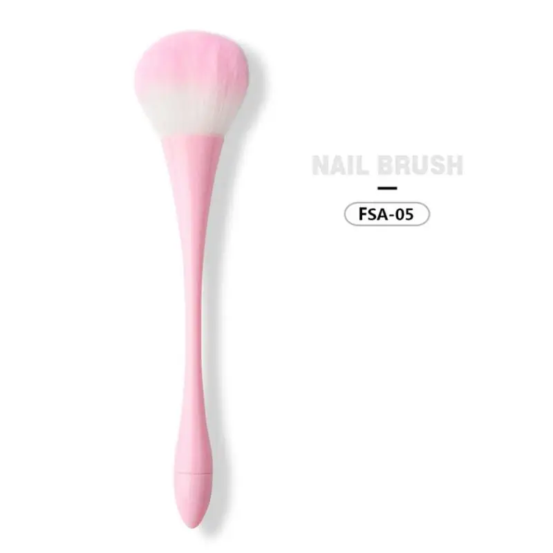 Nail Cleaning Brush Remove Dust Powder Nail Art Manicure Pedicure Soft Clean Brushes for Nail Care Nails DIY Tools TSLM2 - Цвет: FSA-05