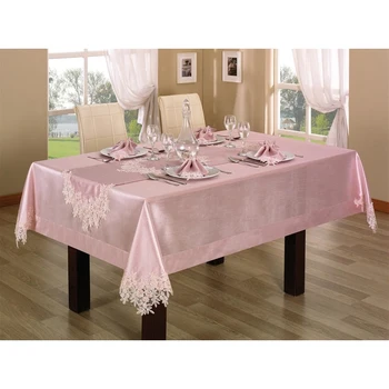 

Angela French Stone Laced Tablecloth Takkımı 26 Piece Powder