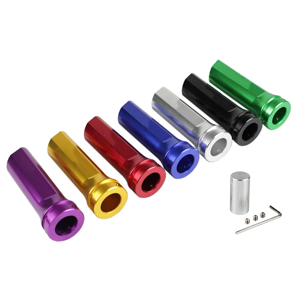 ユニバーサルアルミ製ハンドブレーキスリーブ,ハンドブレーキカバー,パーキング,ハンドグリップ,スリーブ,ハンドル装飾,ロゴ付き,RS-HB016