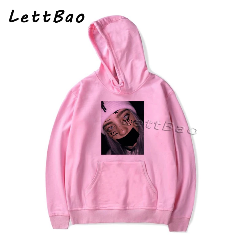 11 Billie Eilish толстовки Готическая уличная толстовка женская Bluzy Damskie Корейская толстовка Harajuku негабаритная Женская одежда в стиле хип-хоп - Цвет: 11