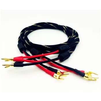 

Mistral Hi-end Hifi Speaker Cable Spade plugs to Banana Plugs (Pair)
