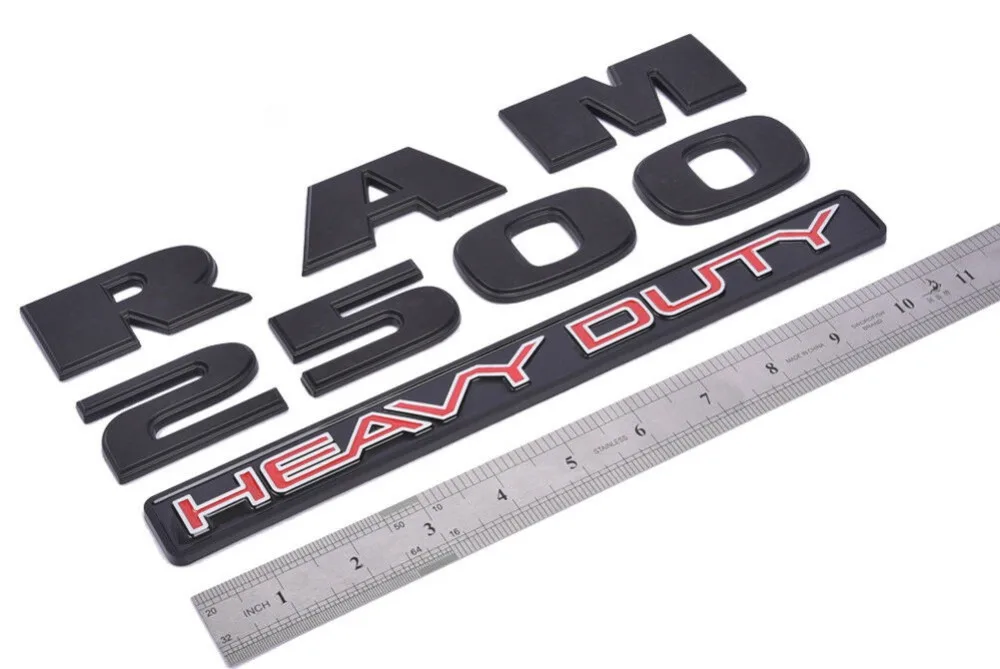 5x R AM 2500 plus 5 7 Hemi 4x4 эмблема бейдж 3D наклейки черный матовый|Наклейки для салона