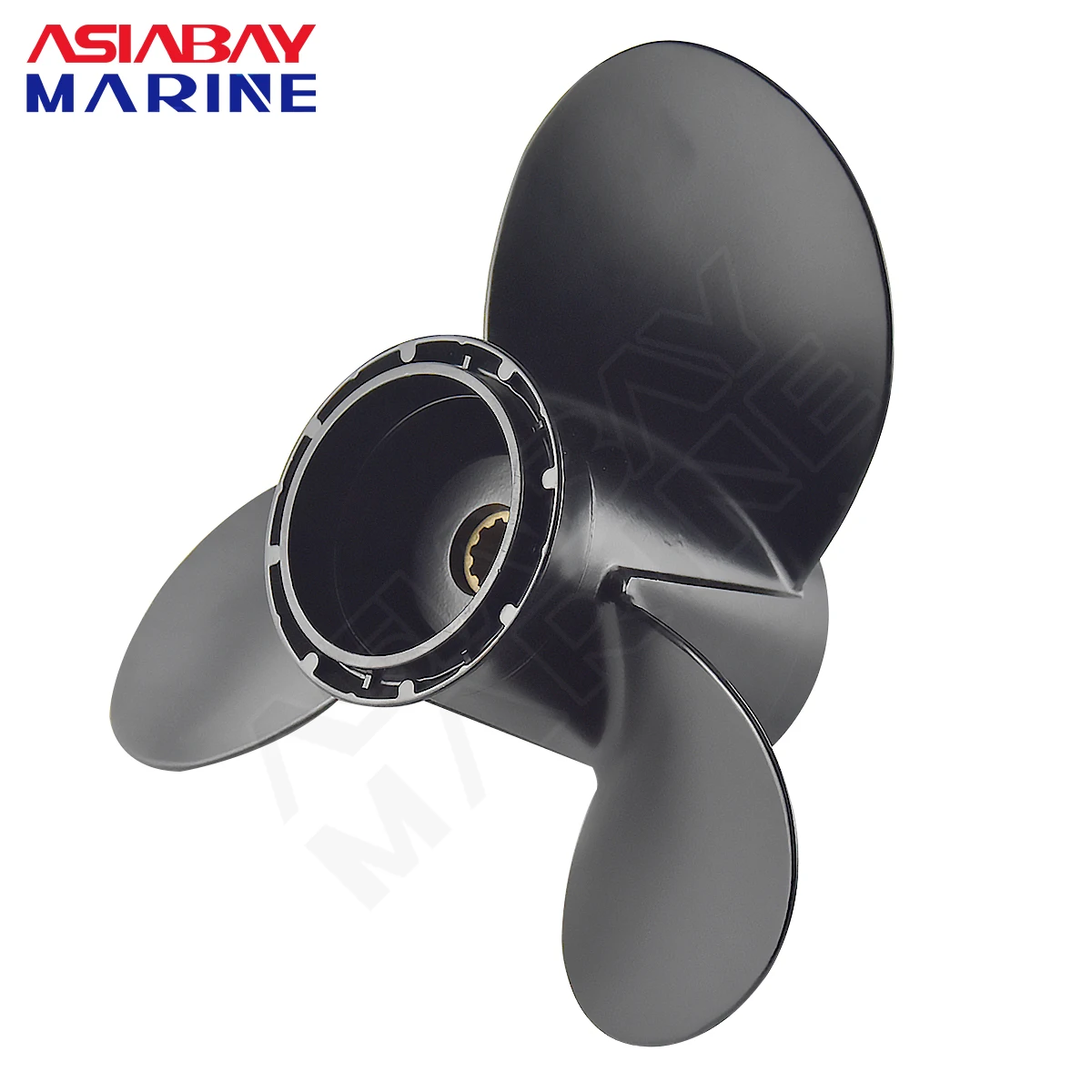 Suzuki Outboard Propeller 20hp 25hp 30hp 10 1/4x12 Boat Motor Aluminum Screw 3 Blade 10 Spline Fit 20 25 30 Hp 10.25*12inch For Marine Propeller