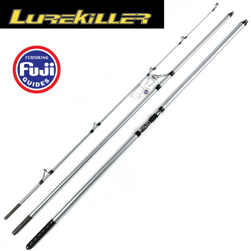 Lurekiller New Japan Fuji Parts 4.2M 3 Sections Surfcasting Rod 100-250g High Carbon Beach Saltwater Long Casting | Спорт и