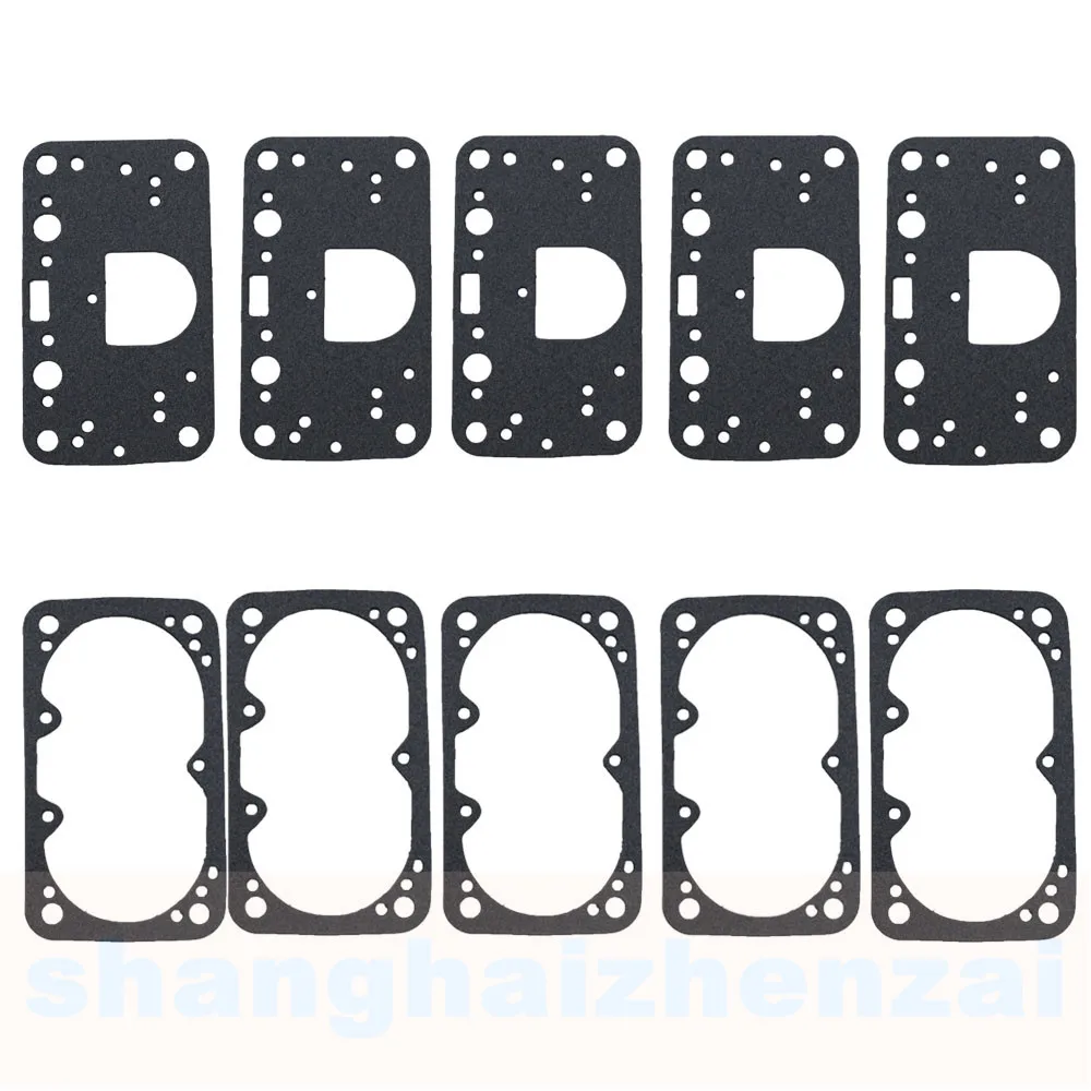 Карбюраторы 5 прокладок для поплавковой чаши и измерительных блоков