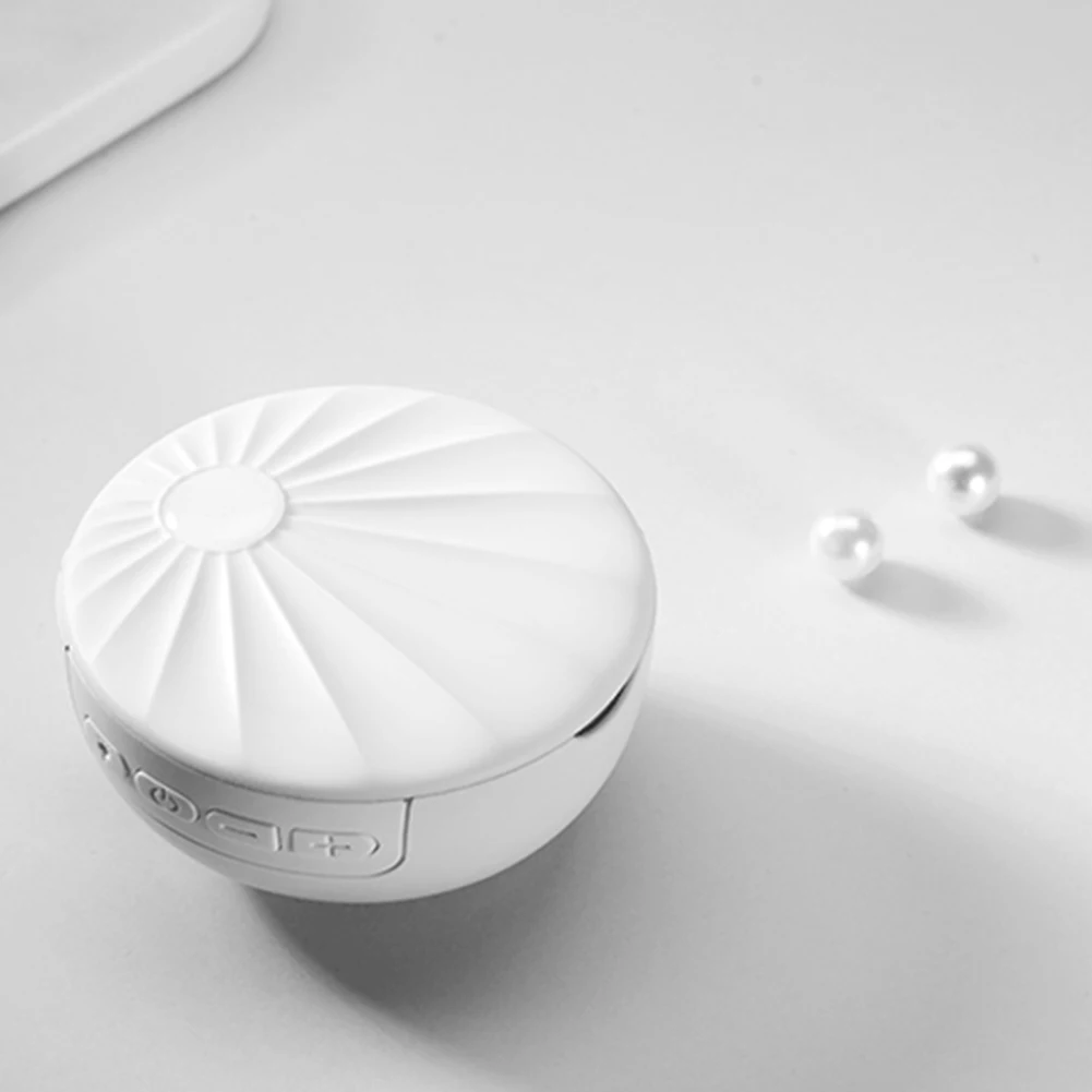 Белый USB Перезаряжаемый Мини Bluetooth динамик для макияжа светодиодный светильник косметическое зеркало карманное Подарочное косметическое домашнее регулируемое модное 3X увеличительное - Цвет: Белый