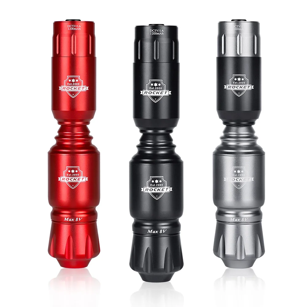 

Набор мини-тату-машинки Rocket, беспроводной источник питания для тату, ротационная тату-машинка с RCA интерфейсом, набор ротационных тату-машинок