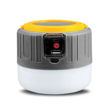 

Portable USB Solar Charging LED Light Waterproof Energy-saving Bulb Tent Lamp Outdoor Camping Power Outage Emergency Light