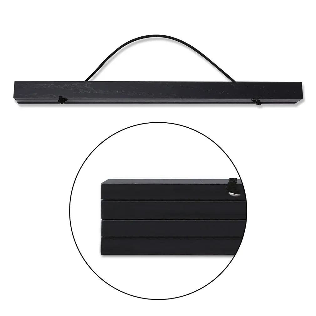 Magnetic Poster Hanger Frame Light Wooden Magnet Canvas Artwork Print Dowel Poster Hangers Frames Hanging Kit
