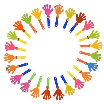 

24PCS Hand Clap Applause Toys Hand Clappers Toys for Parties Activities Toys Applause Props Hands Cheering Stick Random Color