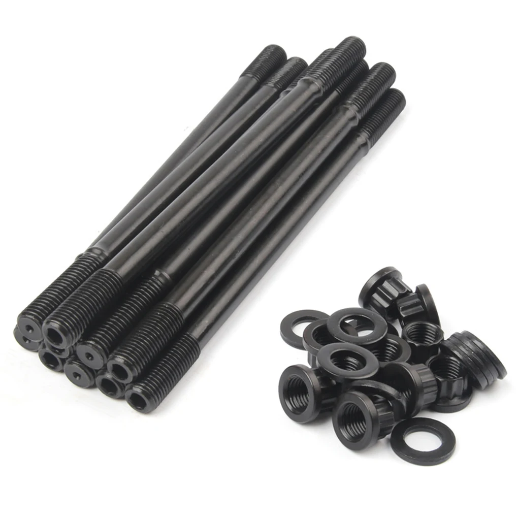 

Replacement For Honda B18C1 Cylinder Head Stud Double Heads Bolt Nut Gasket Kit Auto Parts