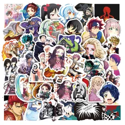 Mélange d'autocollants du dessin animé Jujutsu Kaisen attaque des titans, décalcomanies, jouet pour enfants, voiture, vélo, téléphone, ordinateur portable, bagages, 10/30/100 pièces 